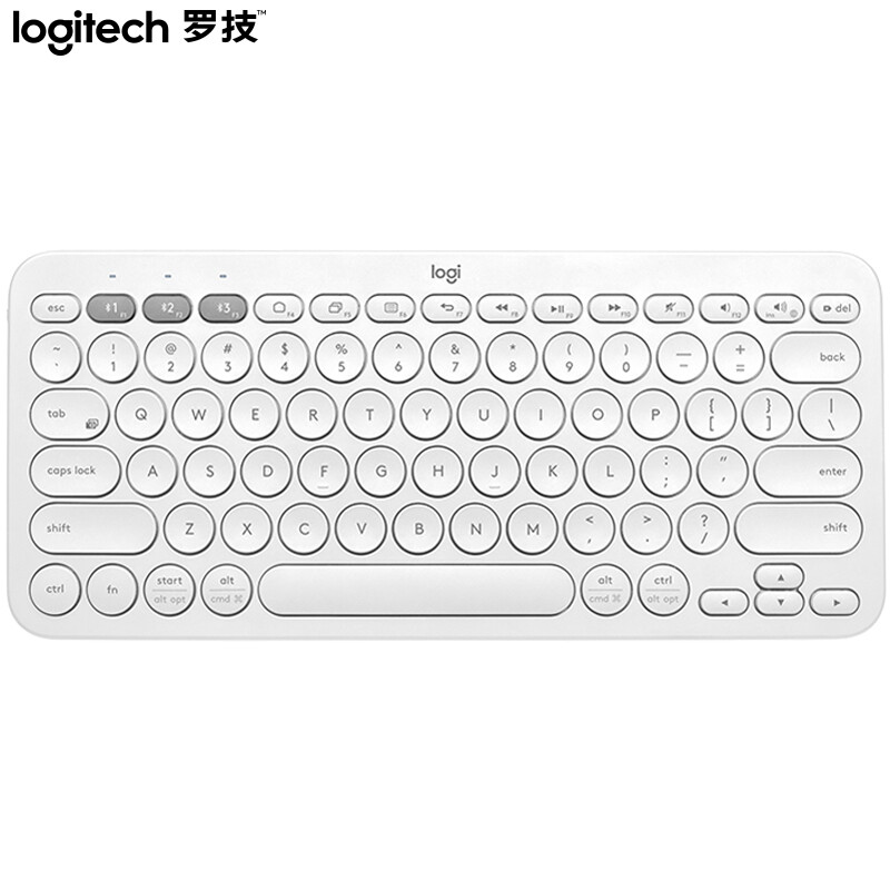 罗技（Logitech）K380 键盘 芍药白的照片